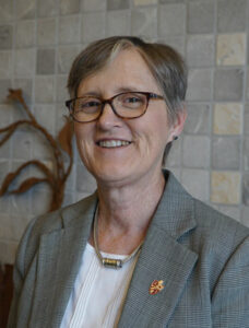 Dr. Susan M. Donovan, the new president of Bellarmine University, took office last month. She aims to build on Bellarmine’s commitment to academics and service. (Record Photo by Marnie McAllister)