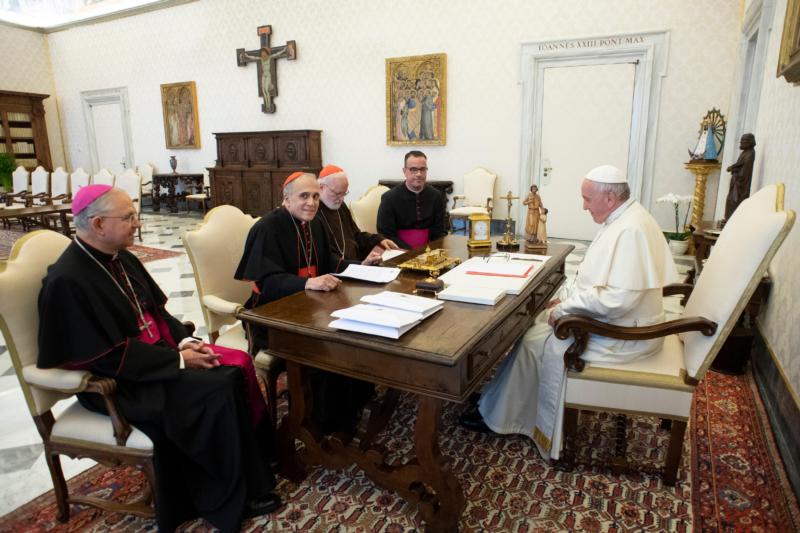 US MEETING POPE The Record