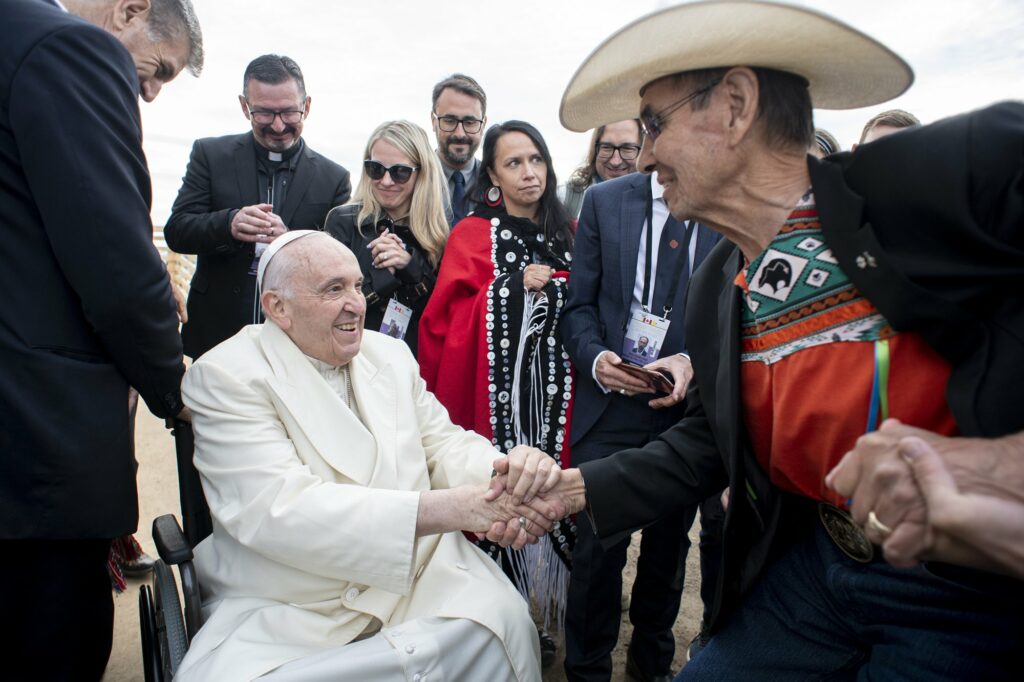 Courage, resilience: Trip shows tenacity of Canada’s Indigenous and pope