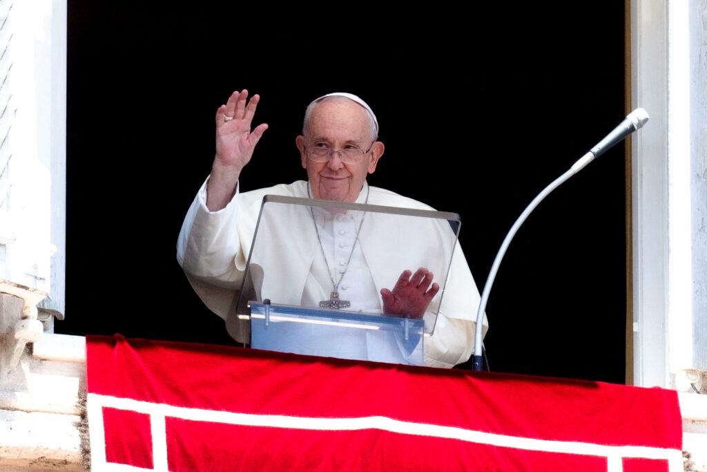 Greed for wealth is behind wars, conflicts, pope says