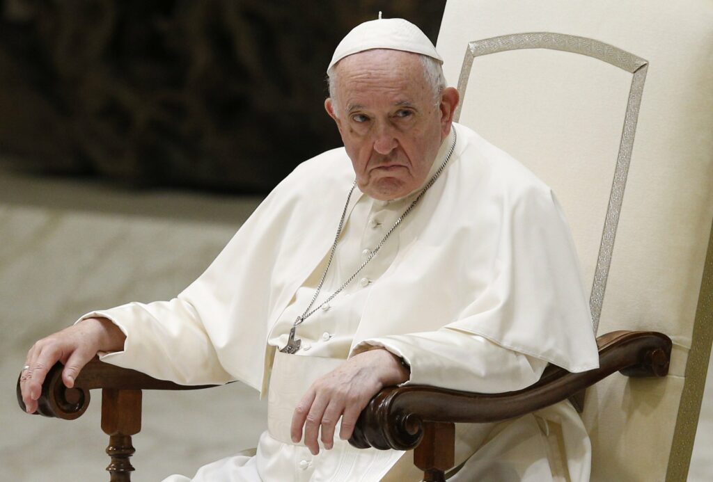 Forgiveness is the only weapon to be used against war, pope says