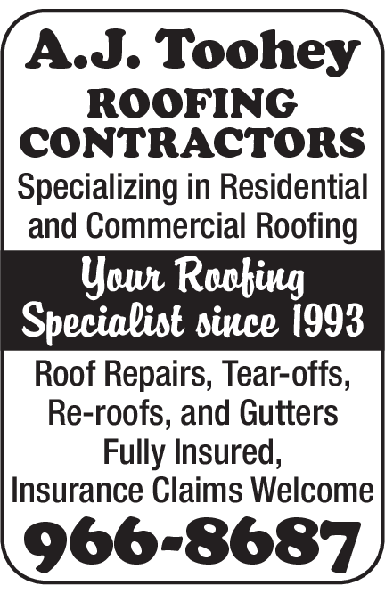 ZZ AJ TOOHEY ROOFING 1 X 2.25