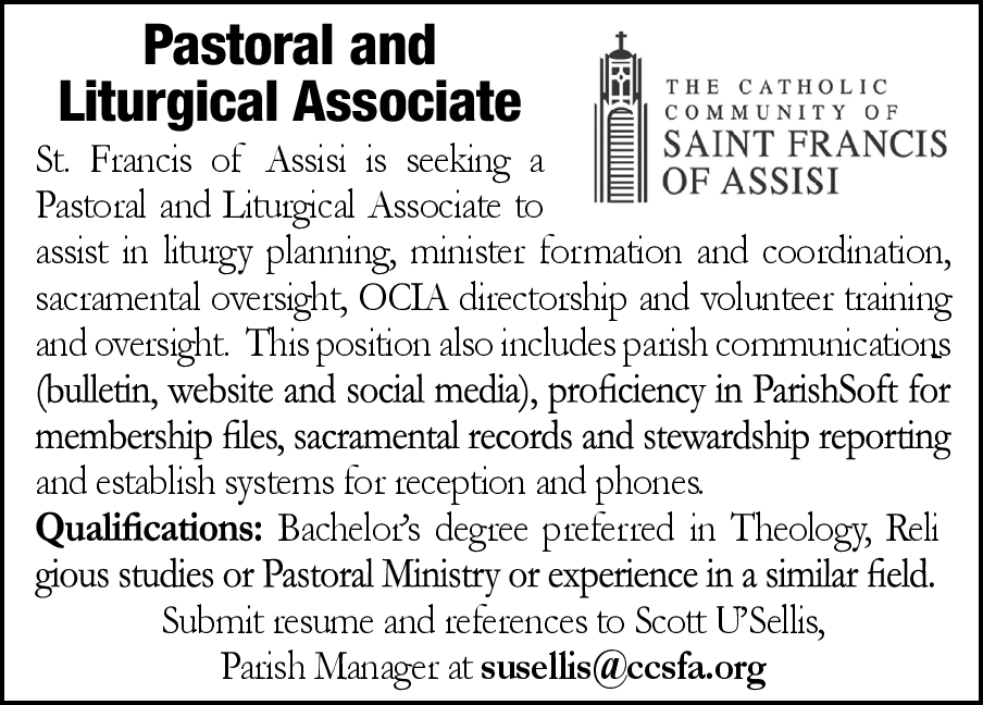 ZZ ST. FRANCIS ASSISI PASTORAL